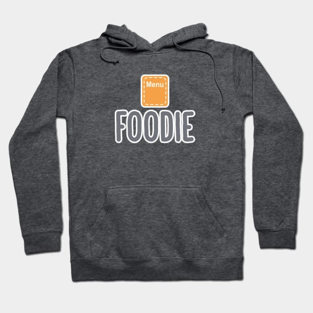 Foodie Food Lover Gourmand Traveler Blogger Hoodie by Grassroots Green